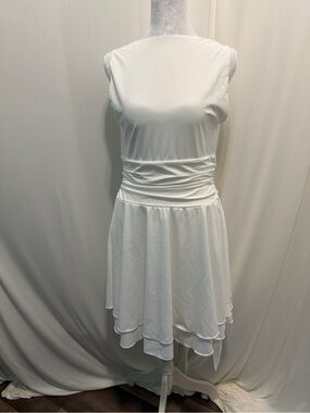 OYS White Structured Corset Dress